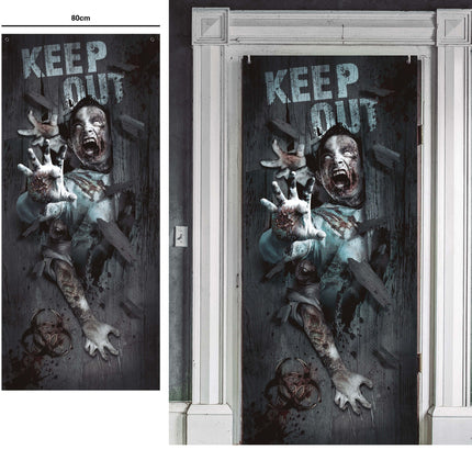 Decorazione per porta di Halloween Zombie 180 cm