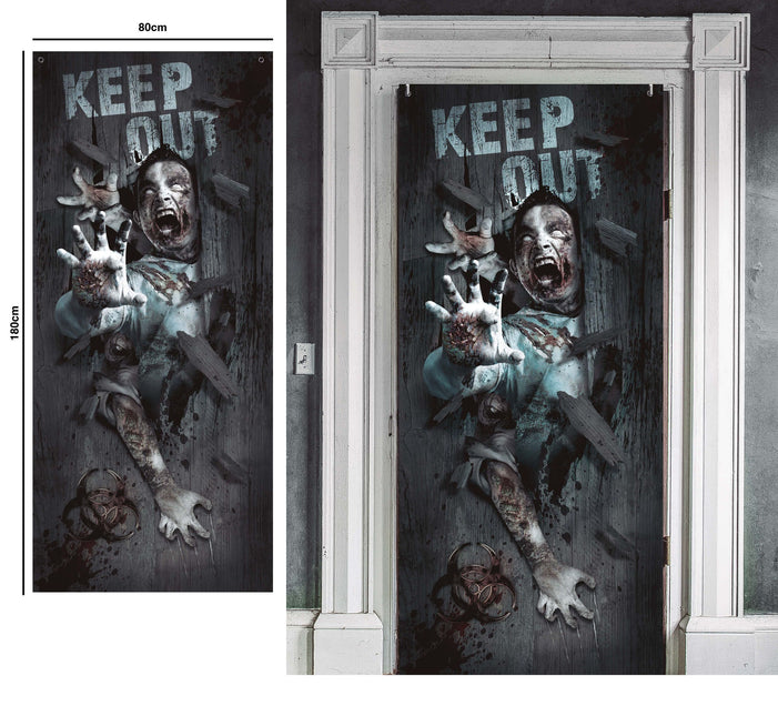 Decorazione per porta di Halloween Zombie 180 cm