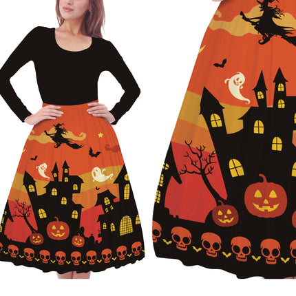Gonna di Halloween arancione