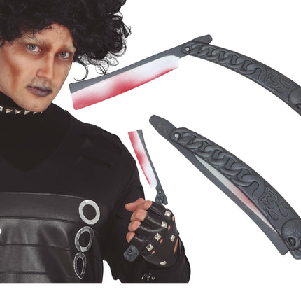 Sangue di rasoio finto di Halloween 30 cm