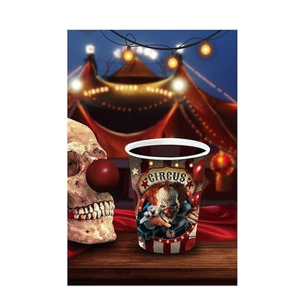 Tazze Halloween Clown 240ml 6pz