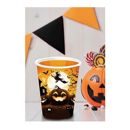 Tazze Halloween Zucca 240ml 6pz