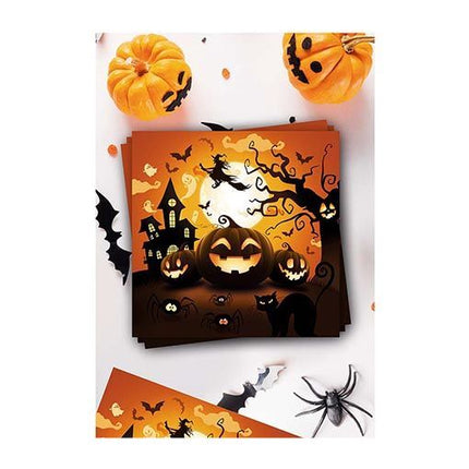 Tovaglioli Halloween Zucca 33cm 12pz