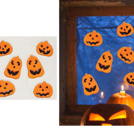 Decorazione per finestra di Halloween Zucca 25cm