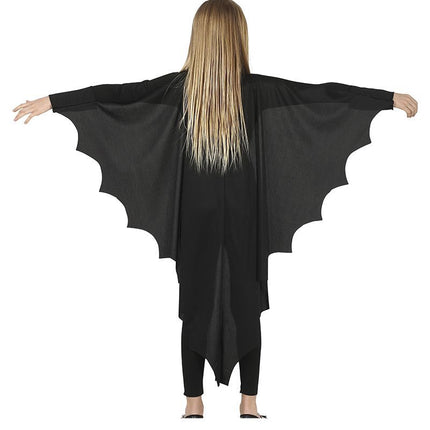 Costume di Halloween nero da pipistrello bambino
