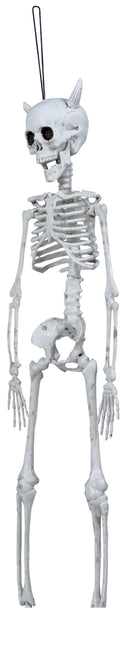 Decorazione appesa di Halloween Diavolo Scheletro 40 cm
