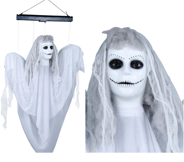 Decorazione di Halloween appesa con luce e suono 1,2m