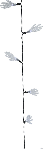 Ghirlanda luminosa di Halloween LED Mano di scheletro 1,15 m
