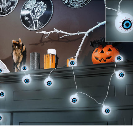 Ghirlanda luminosa di Halloween Occhi LED 1,3 m