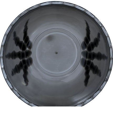 Ciotola a mano scheletrica nera per la decorazione della tavola di Halloween