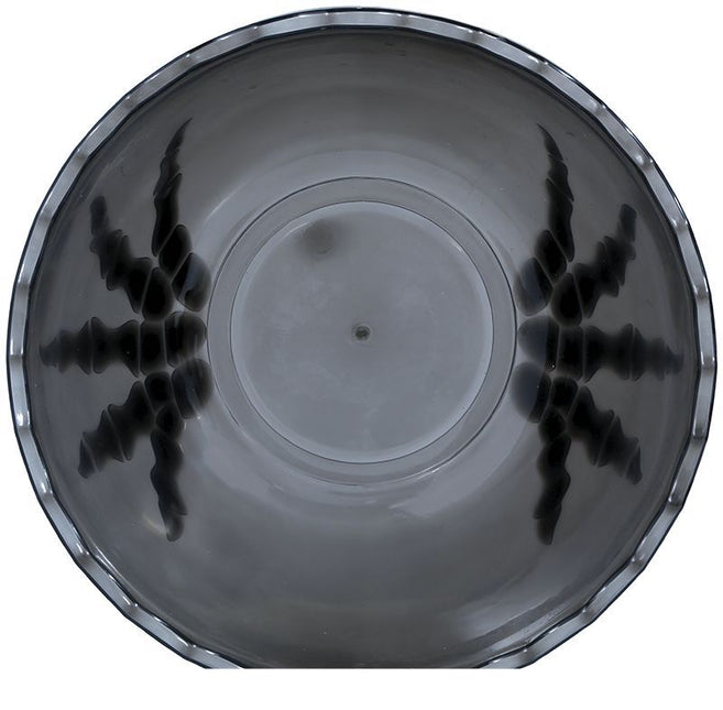 Ciotola a mano scheletrica nera per la decorazione della tavola di Halloween