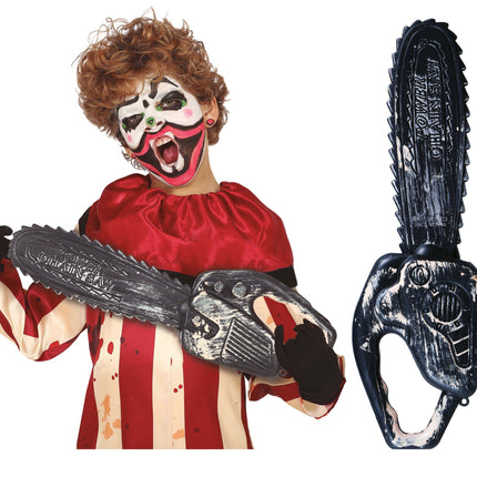 Motosega finta di Halloween 50 cm