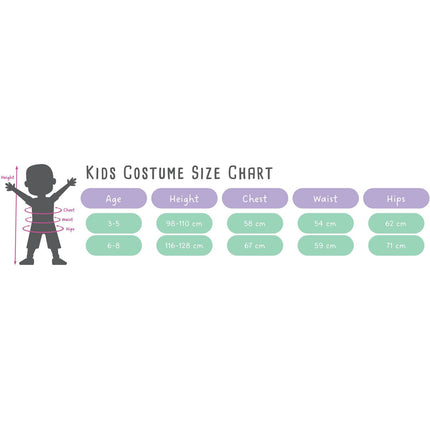 <tc>Folat</tc> Vestito da principessa rosa bambina