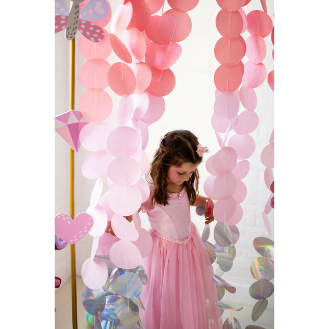 <tc>Folat</tc> Vestito da principessa rosa bambina