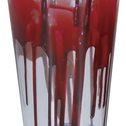 Bicchiere di Halloween con sangue 15 cm