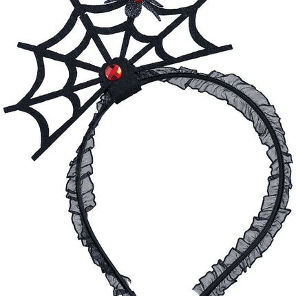 Cerchietto Halloween Ragnatela