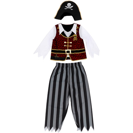 <tc>Folat</tc> Costume da pirata con cappello da pirata Ragazzo