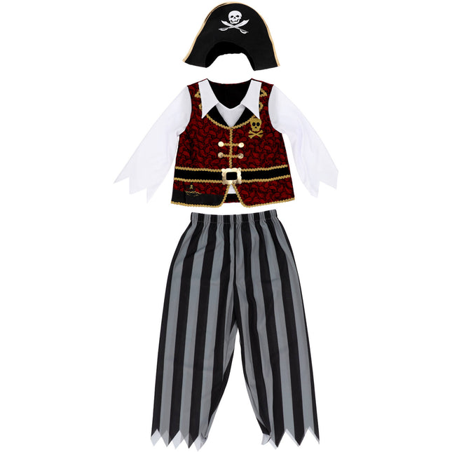 <tc>Folat</tc> Costume da pirata con cappello da pirata Ragazzo