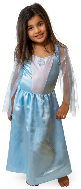 Costume da principessa fiocco di neve bambina