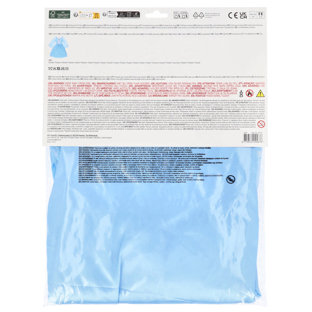 Costume da principessa fiocco di neve bambina