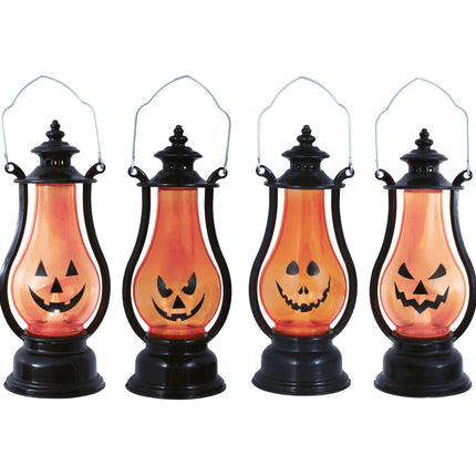Decorazione da tavolo Halloween Lanterna Zucca 16cm