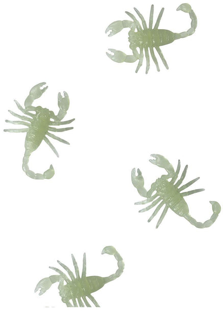 Decorazione da tavolo Scorpions Glow In Teh Dark 6cm 8pcs