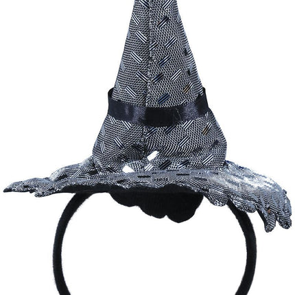 Cappello da strega con cerchietto d'argento