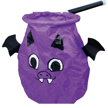 Pipistrello viola del sacchetto di caramelle di Halloween
