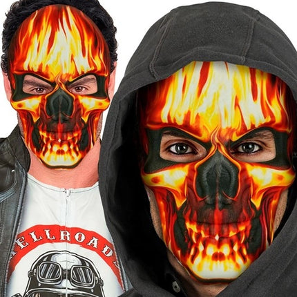 MASCHERA DEL TESCHIO ARDENTE - TESSUTO