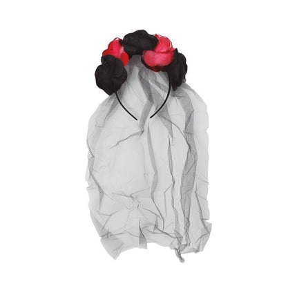 Fascia per capelli di Halloween Velo di fiori
