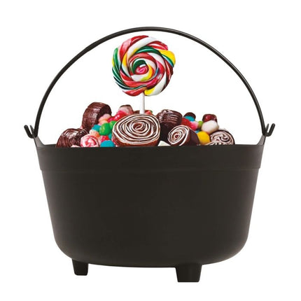 Calderone di Halloween nero 32 cm