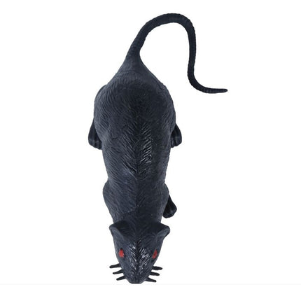 Ratto di Halloween nero 15 cm