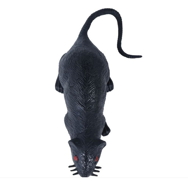Ratto di Halloween nero 15 cm
