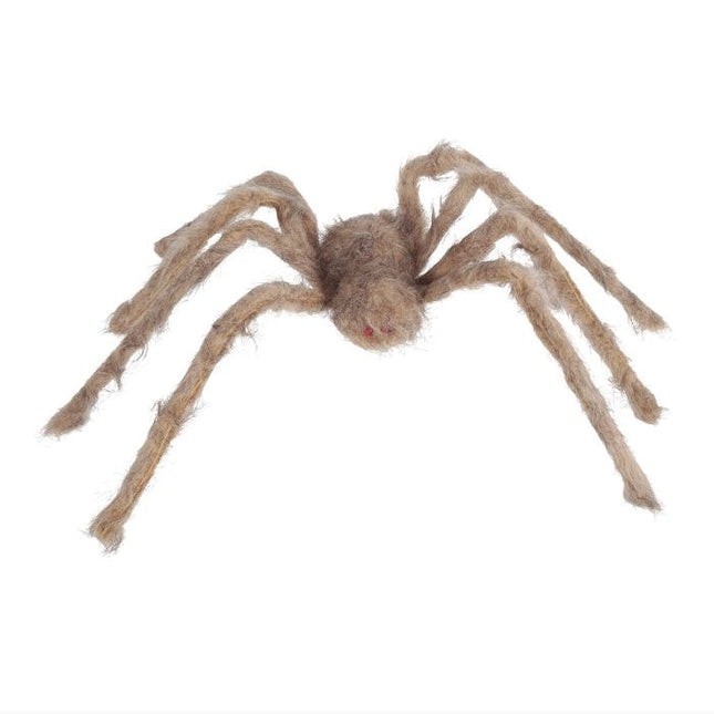 Ragno di Halloween grigio 70 cm
