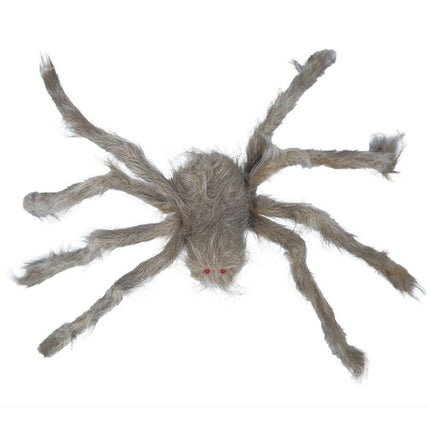 Ragno di Halloween grigio 70 cm