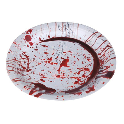 Piatti di Halloween insanguinati 23cm 6pz