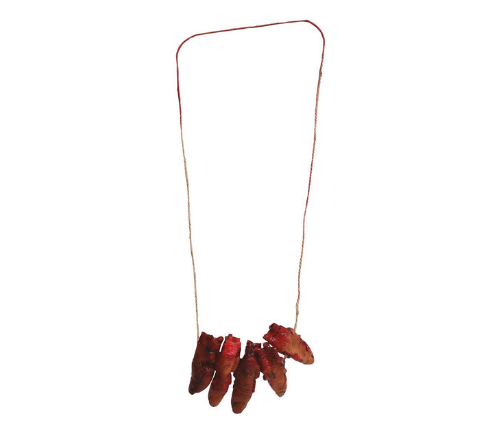Collana di Halloween Dita insanguinate