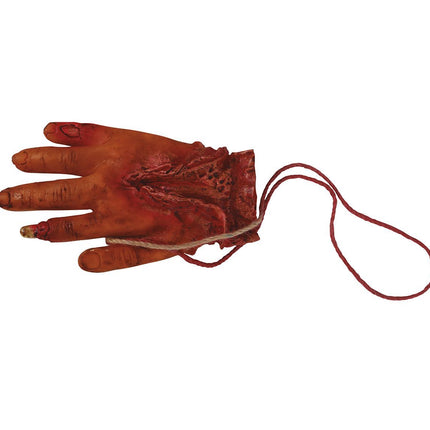 Collana di Halloween Mano insanguinata