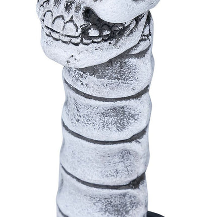 Portacandela Halloween Teschio 17cm