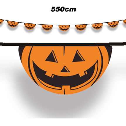 Bandiera a forma di zucca di Halloween