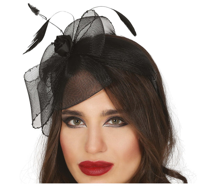 Fiori di Halloween Tiara Nero