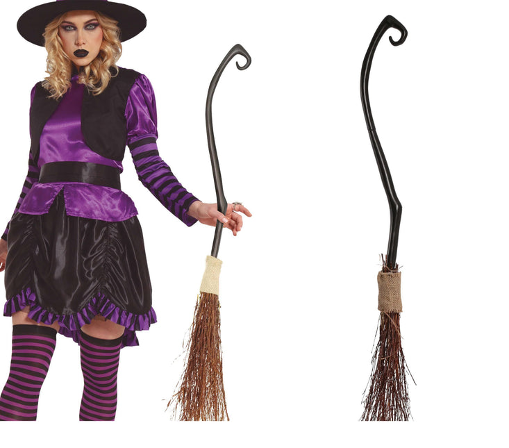 Scopa della strega di Halloween 1,15 m