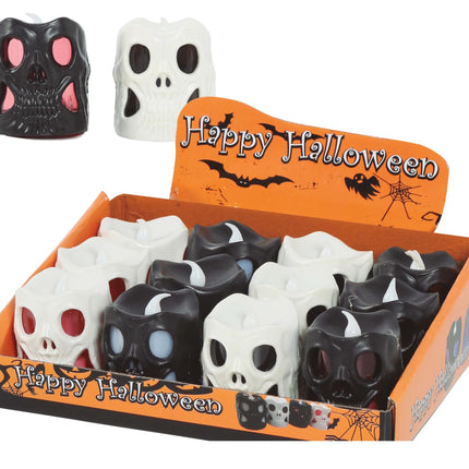 Lanterna Teschio Halloween a Led 6cm