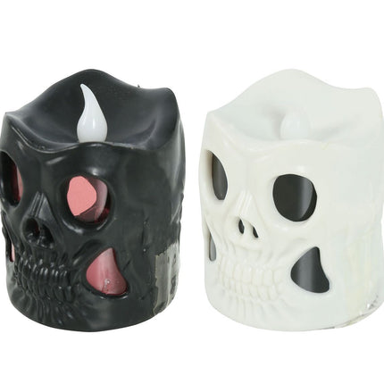 Lanterna Teschio Halloween a Led 6cm