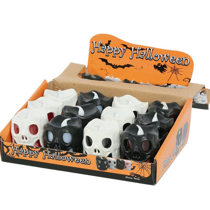 Lanterna Teschio Halloween a Led 6cm