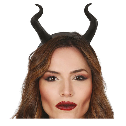 Corna da diavolo di Halloween nere