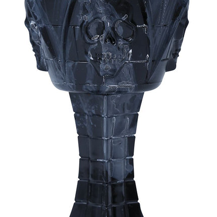Teschio di vetro di Halloween da 19 cm