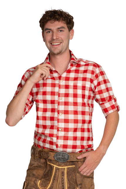 Camicetta Oktoberfest Rosso Bianco