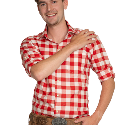 Camicetta Oktoberfest Rosso Bianco