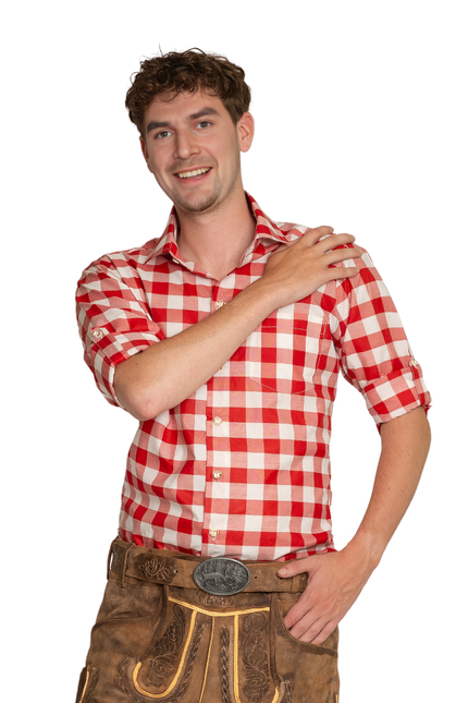 Camicetta Oktoberfest Rosso Bianco